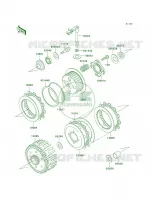 Clutch per Kawasaki KDX200 2005