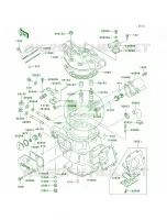 Cylinder HeadCylinder per Kawasaki KDX200 2005