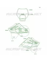 DecalsH10 per Kawasaki KDX200 2005
