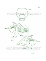DecalsH11 per Kawasaki KDX200 2005