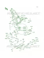 Engine Mount per Kawasaki KDX200 2005