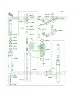 Front Fork per Kawasaki KDX200 2005