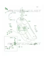 Fuel Tank per Kawasaki KDX200 2005