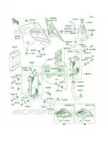 Radiator per Kawasaki KDX200 2005
