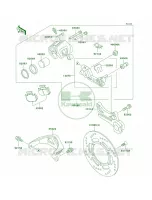 Rear Brake per Kawasaki KDX200 2005