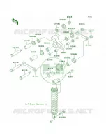 Rear Suspension per Kawasaki KDX200 2005