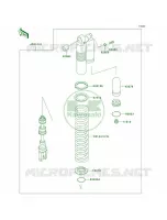 Shock Absorbers per Kawasaki KDX200 2005