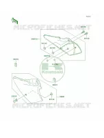 Side CoversChain Cover per Kawasaki KDX200 2005