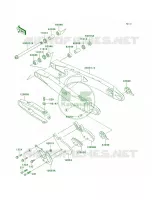 Swingarm per Kawasaki KDX200 2005