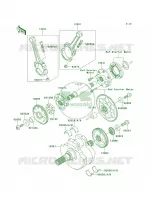 Crankshaft per Kawasaki Vulcan 1600 Mean Streak 2005