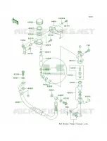 Rear Master Cylinder per Kawasaki Vulcan 1600 Mean Streak 2005