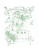 Crankcase per Kawasaki Vulcan 2000 2005