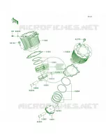 CylinderPistons per Kawasaki Vulcan 2000 2005