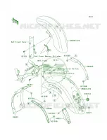 FendersA1 per Kawasaki Vulcan 2000 2005