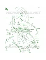 FendersA2 per Kawasaki Vulcan 2000 2005