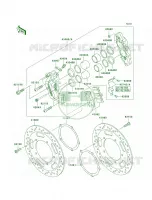Front Brake per Kawasaki Vulcan 2000 2005