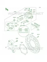 Rear Brake per Kawasaki Vulcan 2000 2005