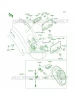 Taillights per Kawasaki Vulcan 2000 2005
