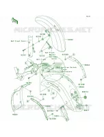 Fenders per Kawasaki Vulcan 2000 Limited 2005
