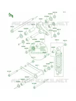 SuspensionShock Absorber per Kawasaki Vulcan 800 2005