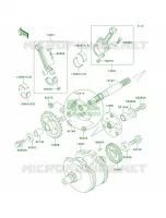Crankshaft per Kawasaki Vulcan 800 Drifter 2005