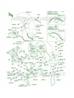 FendersE1E2 per Kawasaki Vulcan 800 Drifter 2005