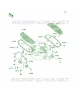 Footrests per Kawasaki Vulcan 800 Drifter 2005