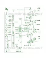 Front Fork per Kawasaki Vulcan 800 Drifter 2005