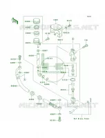 Rear Master Cylinder per Kawasaki Vulcan 800 Drifter 2005