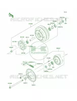 Rear WheelChain per Kawasaki Vulcan 800 Drifter 2005