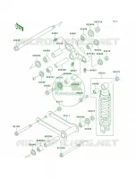 SuspensionShock Absorber per Kawasaki Vulcan 800 Drifter 2005