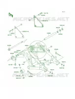 Swingarm per Kawasaki Vulcan 800 Drifter 2005