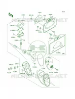 Taillights per Kawasaki Vulcan 800 Drifter 2005
