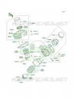 CylinderPistons per Kawasaki Vulcan 1500 Drifter 2004