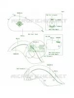 DecalsEbonyR1 per Kawasaki Vulcan 1500 Drifter 2004