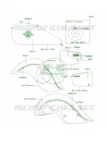 DecalsEbonyR2 per Kawasaki Vulcan 1500 Drifter 2004