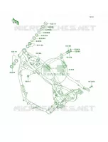 Frame per Kawasaki Vulcan 1500 Drifter 2004