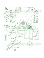 Oil PumpOil Filter per Kawasaki Vulcan 1500 Drifter 2004