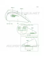 DecalsVN800 A8 per Kawasaki Vulcan 800 2003