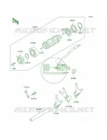 Gear Change DrumShift Forks per Kawasaki Vulcan 800 2003