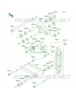 SuspensionShock Absorber per Kawasaki Vulcan 800 2003