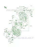 Crankcase per Kawasaki Vulcan 800 Drifter 2003