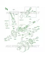 Crankshaft per Kawasaki Vulcan 800 Drifter 2003