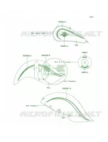 DecalsRedE1 per Kawasaki Vulcan 800 Drifter 2003
