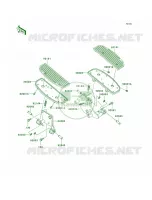 Footrests per Kawasaki Vulcan 800 Drifter 2003