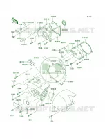 Left Engine Covers per Kawasaki Vulcan 800 Drifter 2003