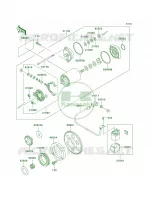 Starter Motor per Kawasaki Vulcan 800 Drifter 2003