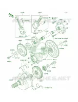 Crankshaft per Kawasaki Vulcan 1500 Mean Streak 2002