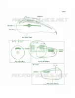 DecalsSilverVN1500 P2 per Kawasaki Vulcan 1500 Mean Streak 2002