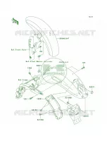 Fenders per Kawasaki Vulcan 1500 Mean Streak 2002